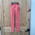 WOMENS LULULEMON CORAL LEGGINGS 0
