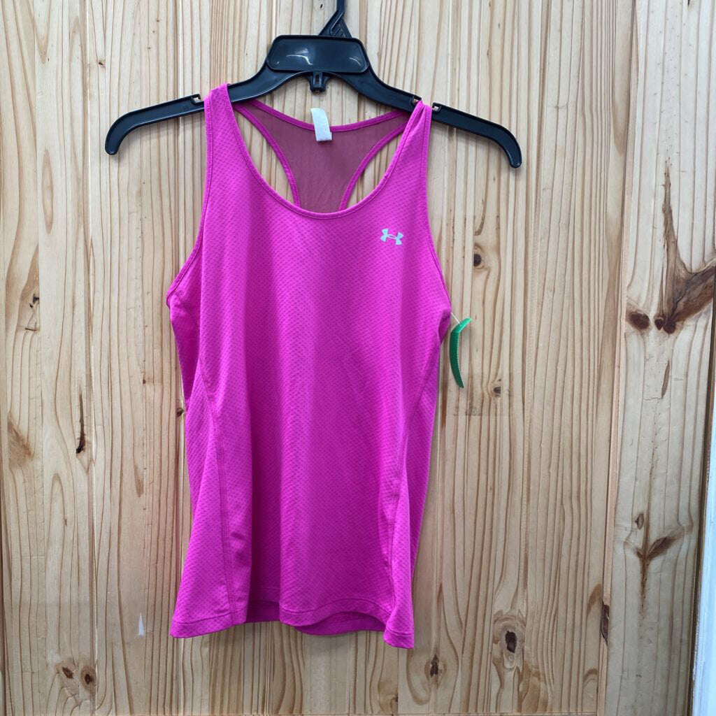 WOMENS UNDER ARMOUR TANK FUSHIA XS