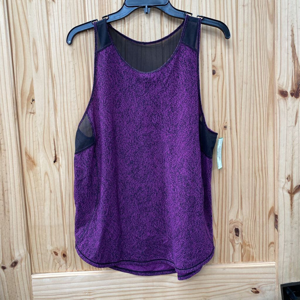 WOMENS LULULEMON PURPLE/BLK TANK