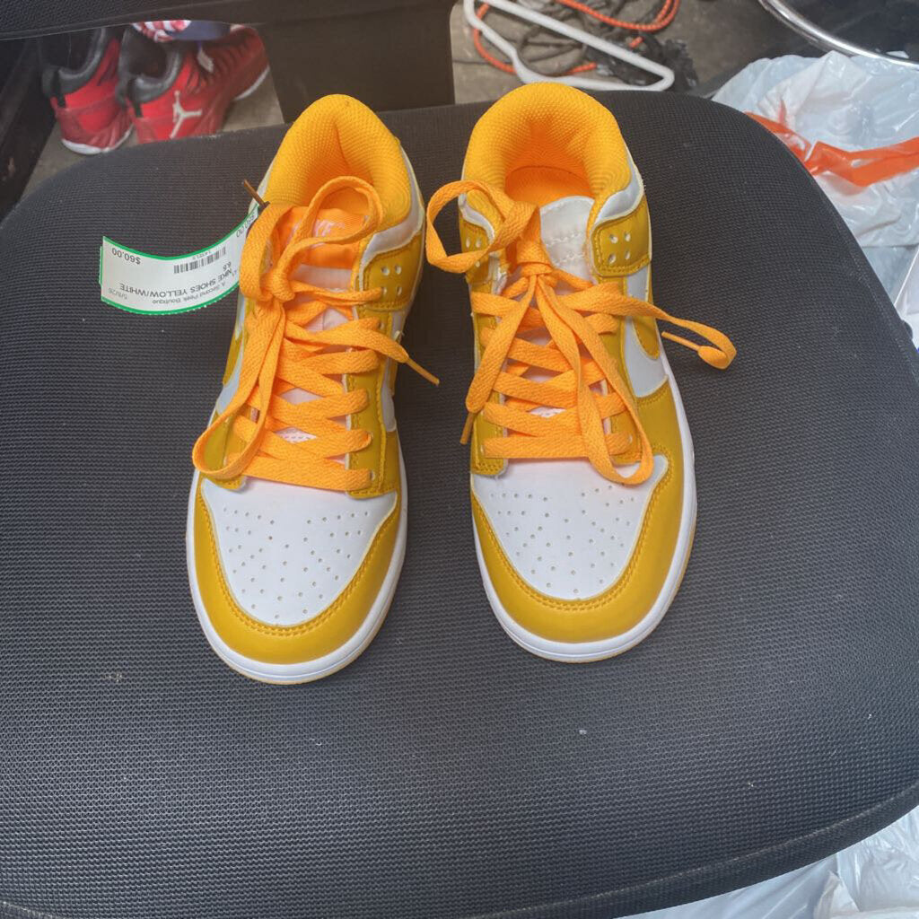 NIKE SHOES YELLOW/WHITE 6.5