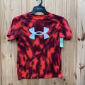 BOYS YOUTH L UNDER ARMOUR RED/BLK SHIRT