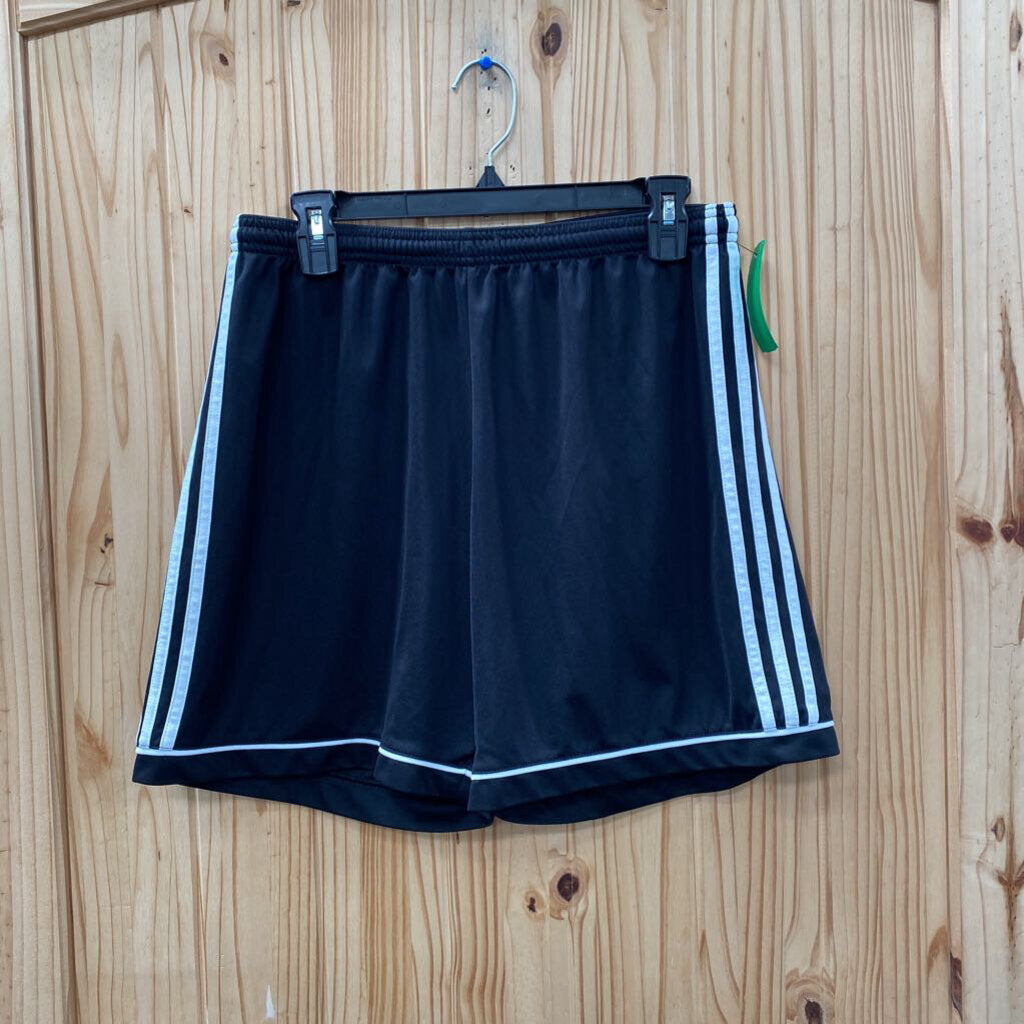 BOYS L ADIDAS BLK SHORTS