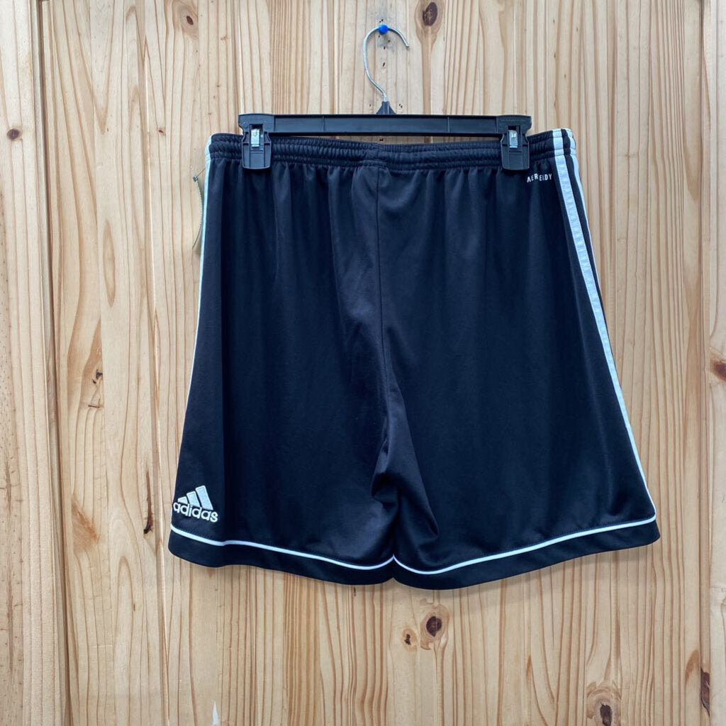 BOYS L ADIDAS BLK SHORTS