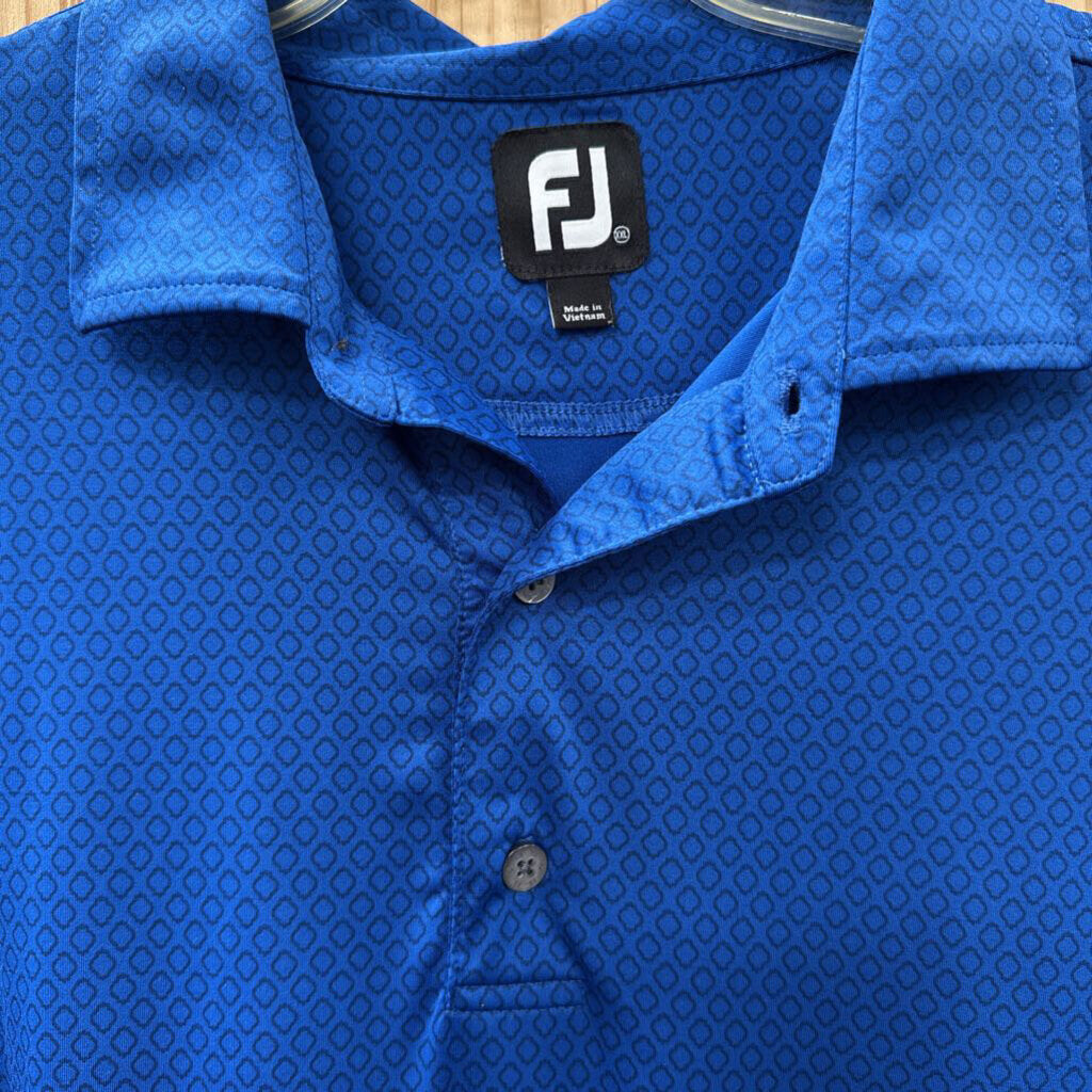 MENS FJ POLO SHIRT ROYAL BLUE XXL