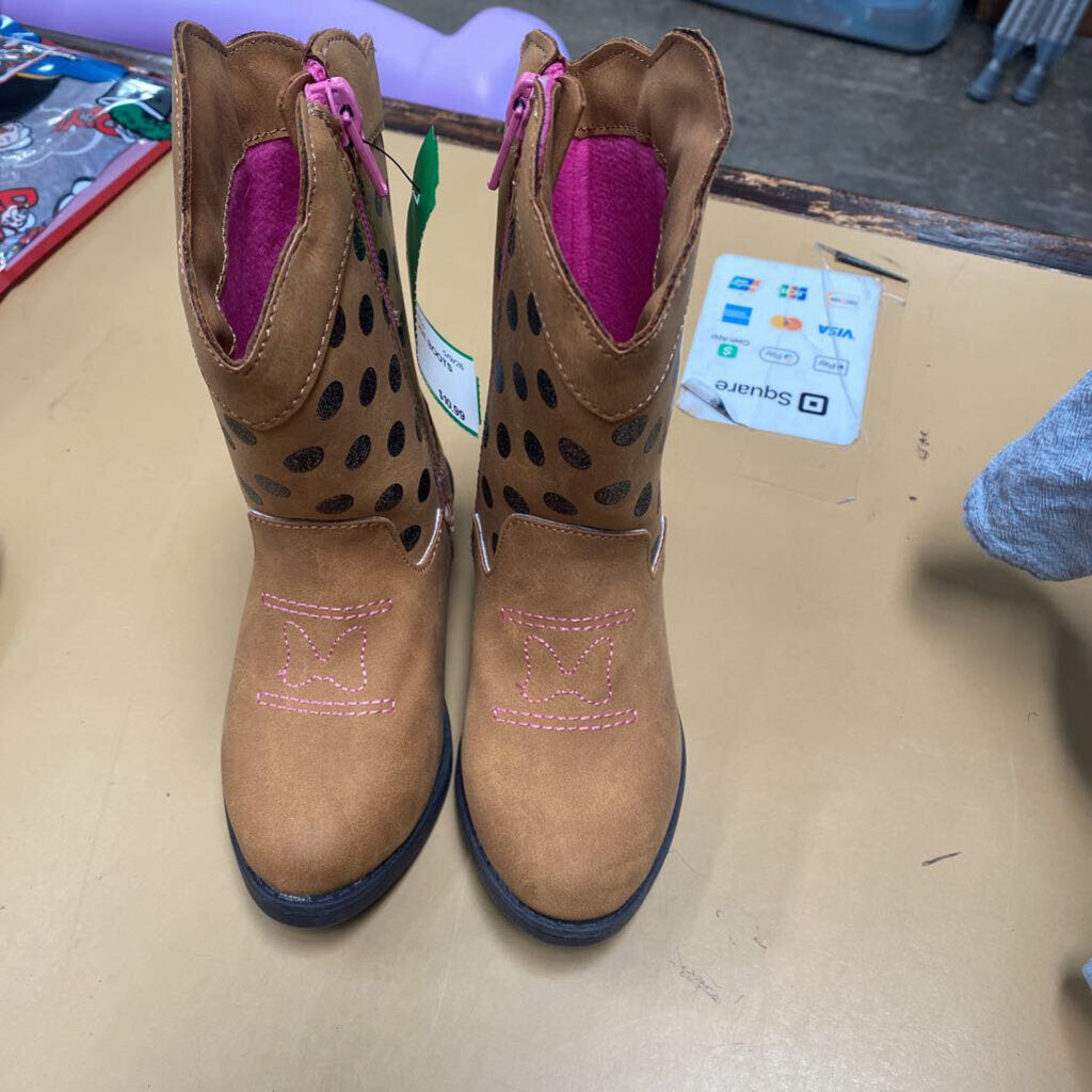 GIRLS MINNIE MOUSE BOOTS 6