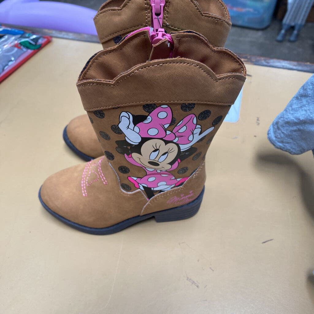 GIRLS MINNIE MOUSE BOOTS 6