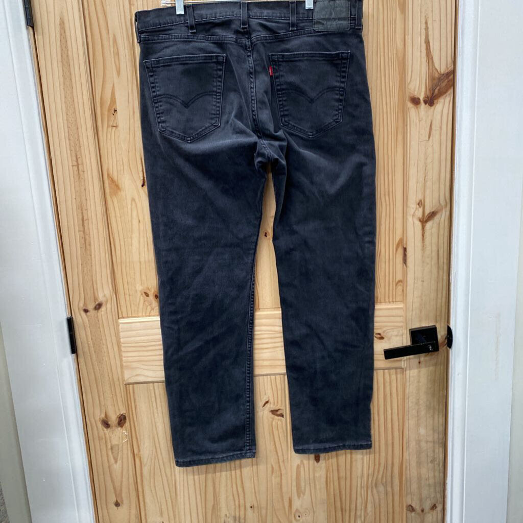 MENS BLK LEVI DENIM JEANS 38X32
