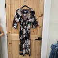 WOMENS SOFIA VERGARA DRESS PURPLE/CHESTNUT/BLK S