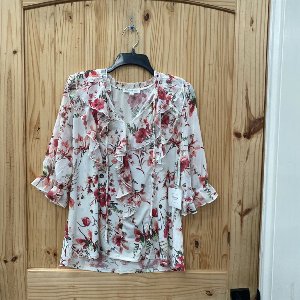 WOMENS PERSEPTION FLORAL TOP XL NWT