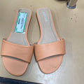 WOMENS SODA ORANGE SANDALS 8 1/2