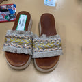 WOMENS BLOWFISH SANDALS W/FRINGE 7.5