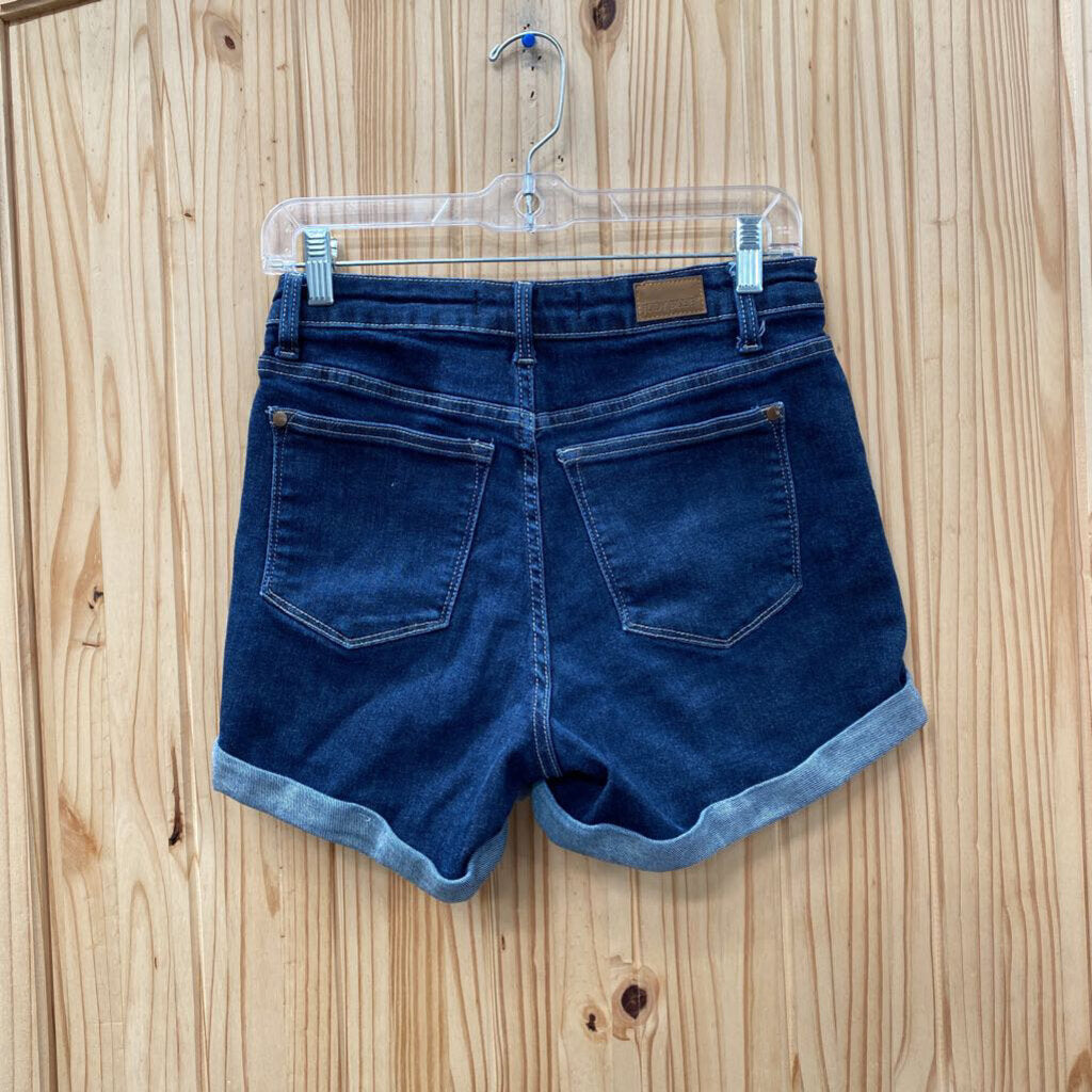 WOMENS JUDY BLUE DENIM SHORTS S