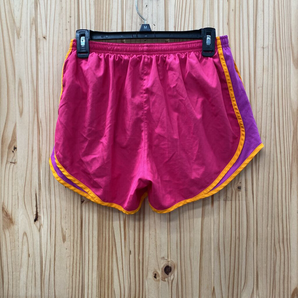 WOMENS NIKE SHORTS DK MAGENTA/ORANGE/FUSHIA M