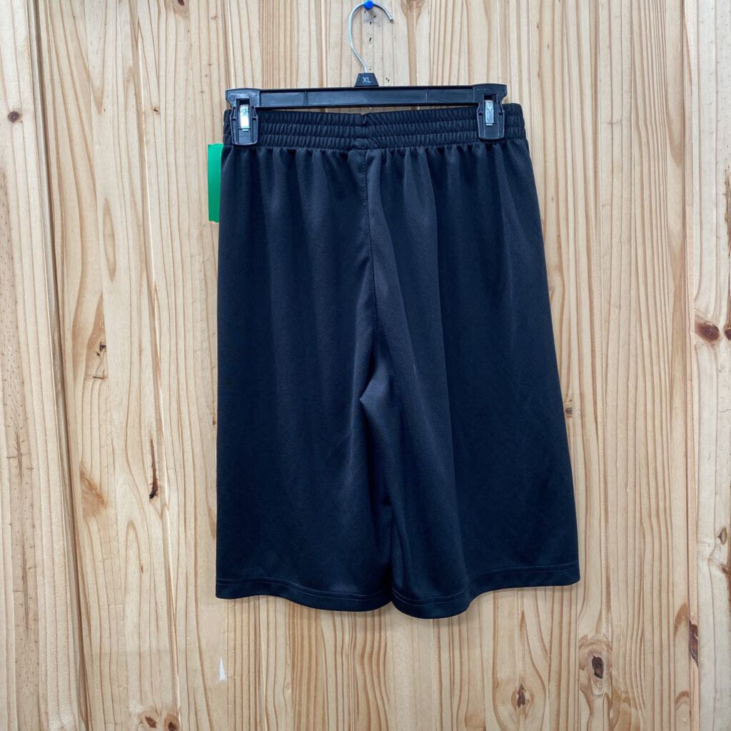 BOYS NIKE 3 SHORTS BLK/WHITE XL 13/15
