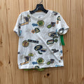 BOYS NIKE 2PC SET WHITE/GREEN L 7