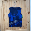 BOYS UNDER ARMOUR BLUE TANK YLG 12
