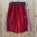 MENS ADIDAS SHORTS RED/WHITE M