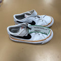NIKE SHOES WHITE/BLK 10C