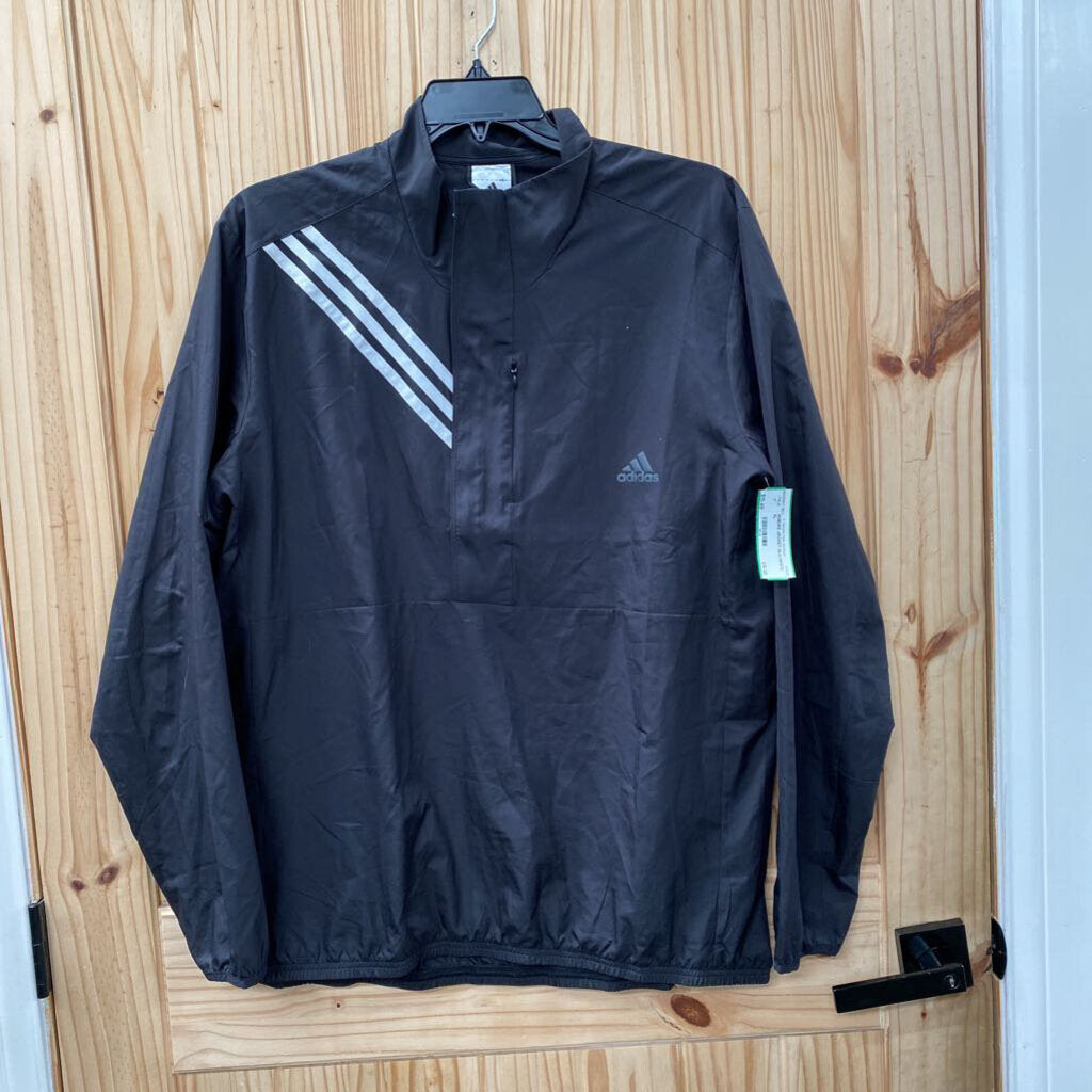 ADIDAS JACKET BLK/WHITE XL