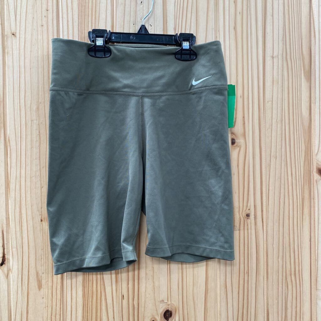 WOMENS NIKE DRI-FIT OLIVE GREEN/BLK S