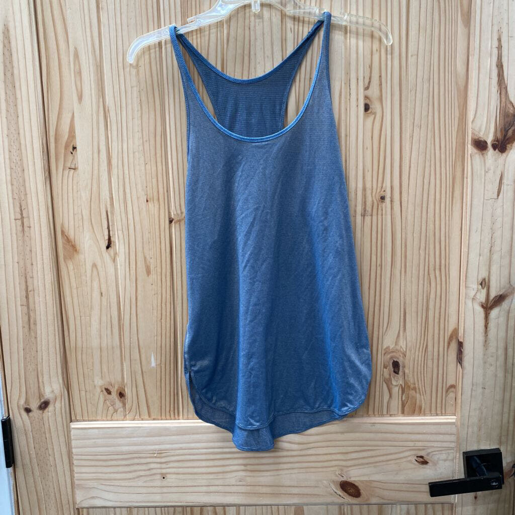 WOMENS LULULEMON GREEN/SILVER TANK