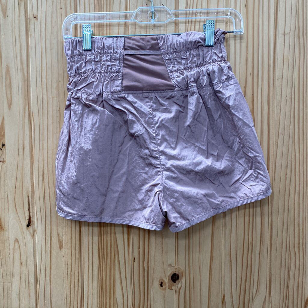 WOMENS FREE PEOPLE MOVEMENT MAUVE SHORTS S