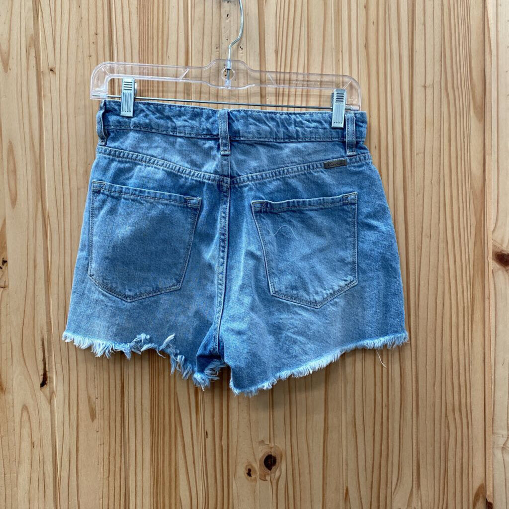 WOMENS KANCAN LT DENIM SHORTS 3