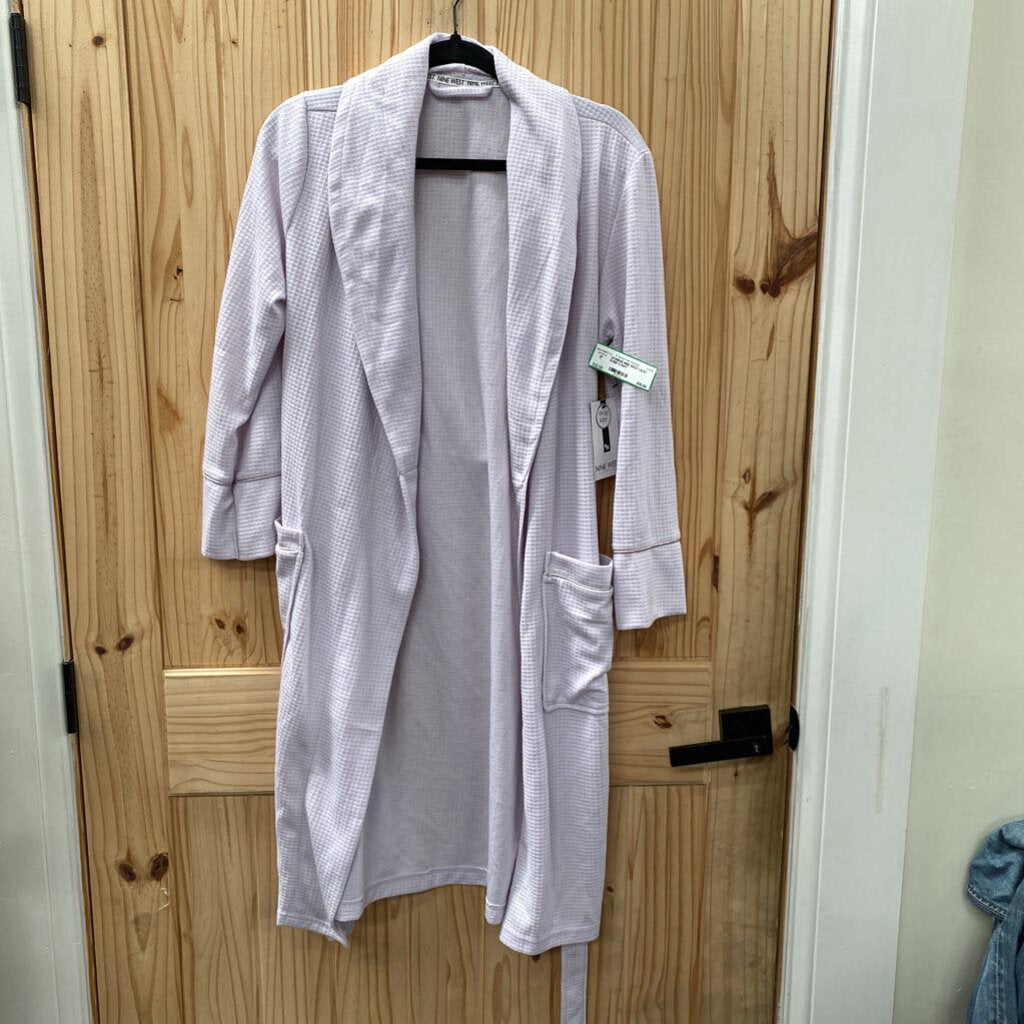 WOMENS NINE WEST LILAC ROBE S NWT