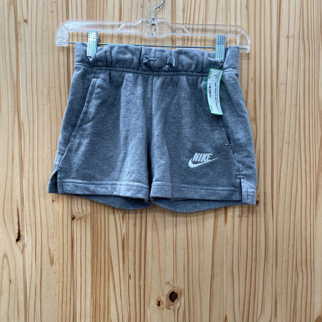 NIKE SHORTS GREY/WHITE S