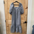 WOMENS ANTHROPOLOGIE GREY CASUAL DRESS XS NWT