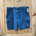 MENS WRANGLER CARGO DENIM JEAN SHORTS 42
