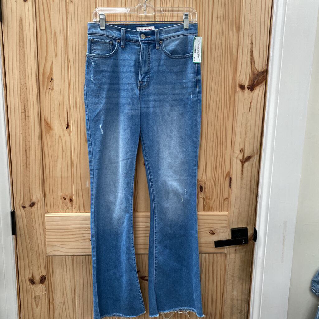 WOMENS LUCKY BRAND FLARE DENIM JEANS 6