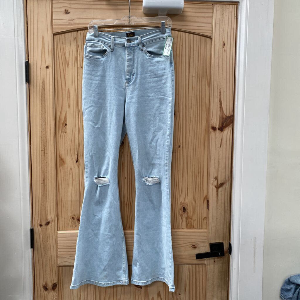 WOMENS LEE LT DENIM DIST. FLARE JEANS 29