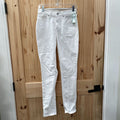 WOMENS BANANA REPUBLIC WHITE JEANS 0