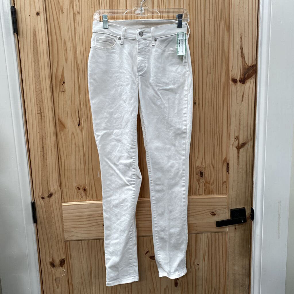 WOMENS BANANA REPUBLIC WHITE JEANS 0