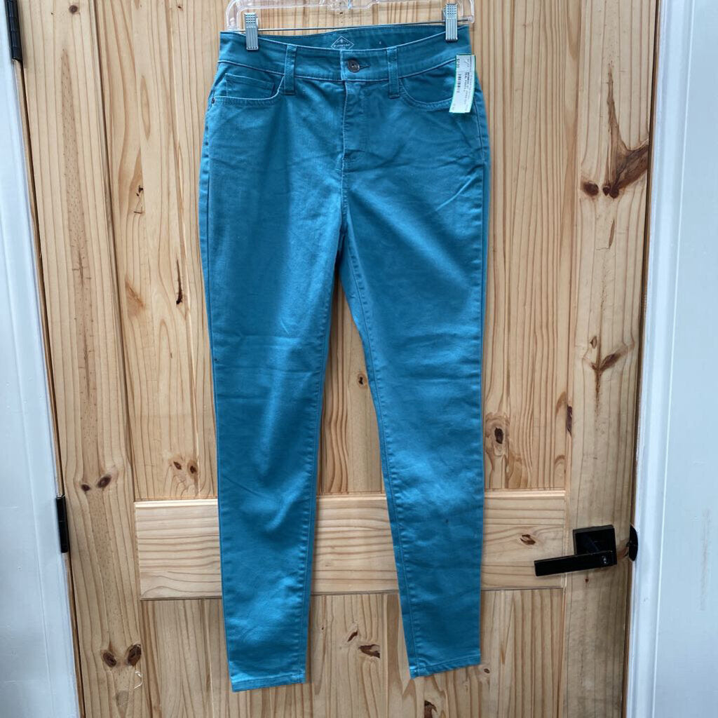 WOMENS ST. JOHNS BAY TEAL PANTS 4
