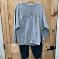 WOMENS AERIE 2PC SET GREY/GREEN BROOKLYN M