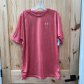 MENS UNDER ARMOUR SHIRT RED/GREY XL