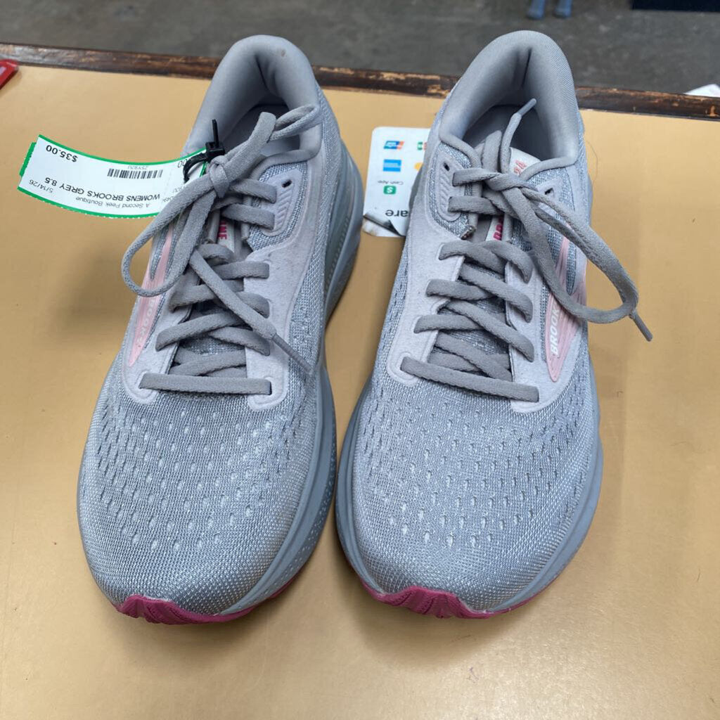 WOMENS BROOKS GREY 8.5