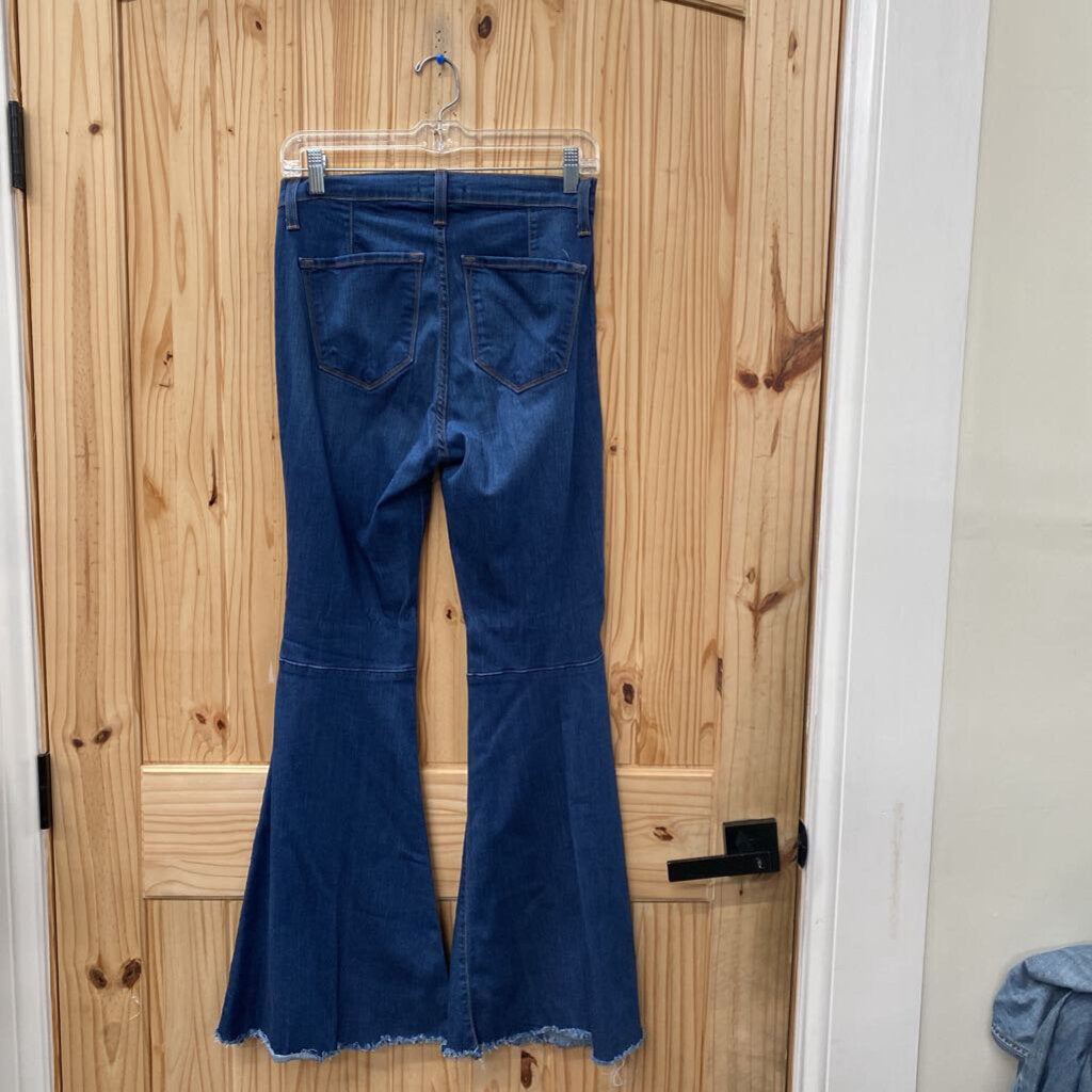 WOMENS JUDY BLUE DK DENIM JEANS 7