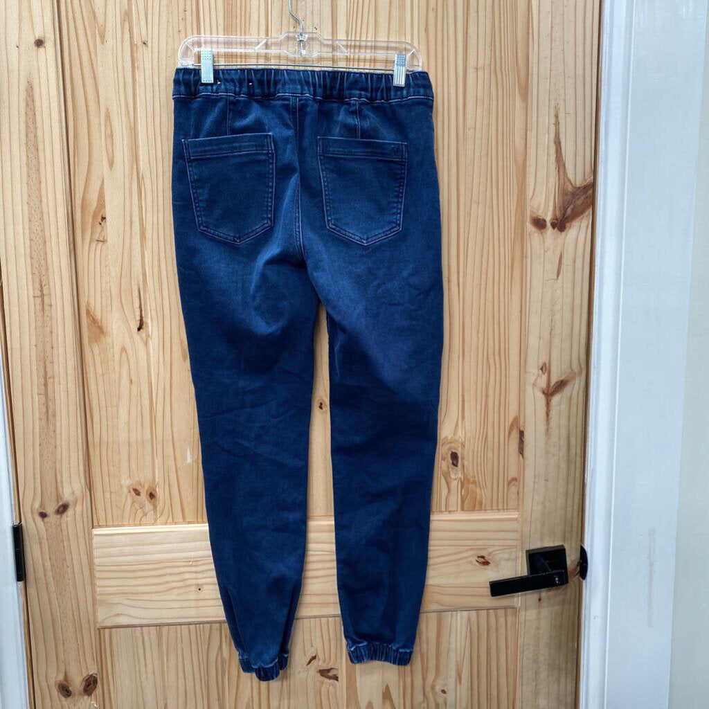 WOMENS AMERICAN EAGLE DK DENIM JOGGERS 8