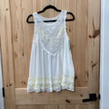 WOMENS ENTRO SL WHITE LACE TOP S