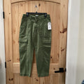 WOMENS TIME & TRU OLIVE GREEN PANTS 8 NWT