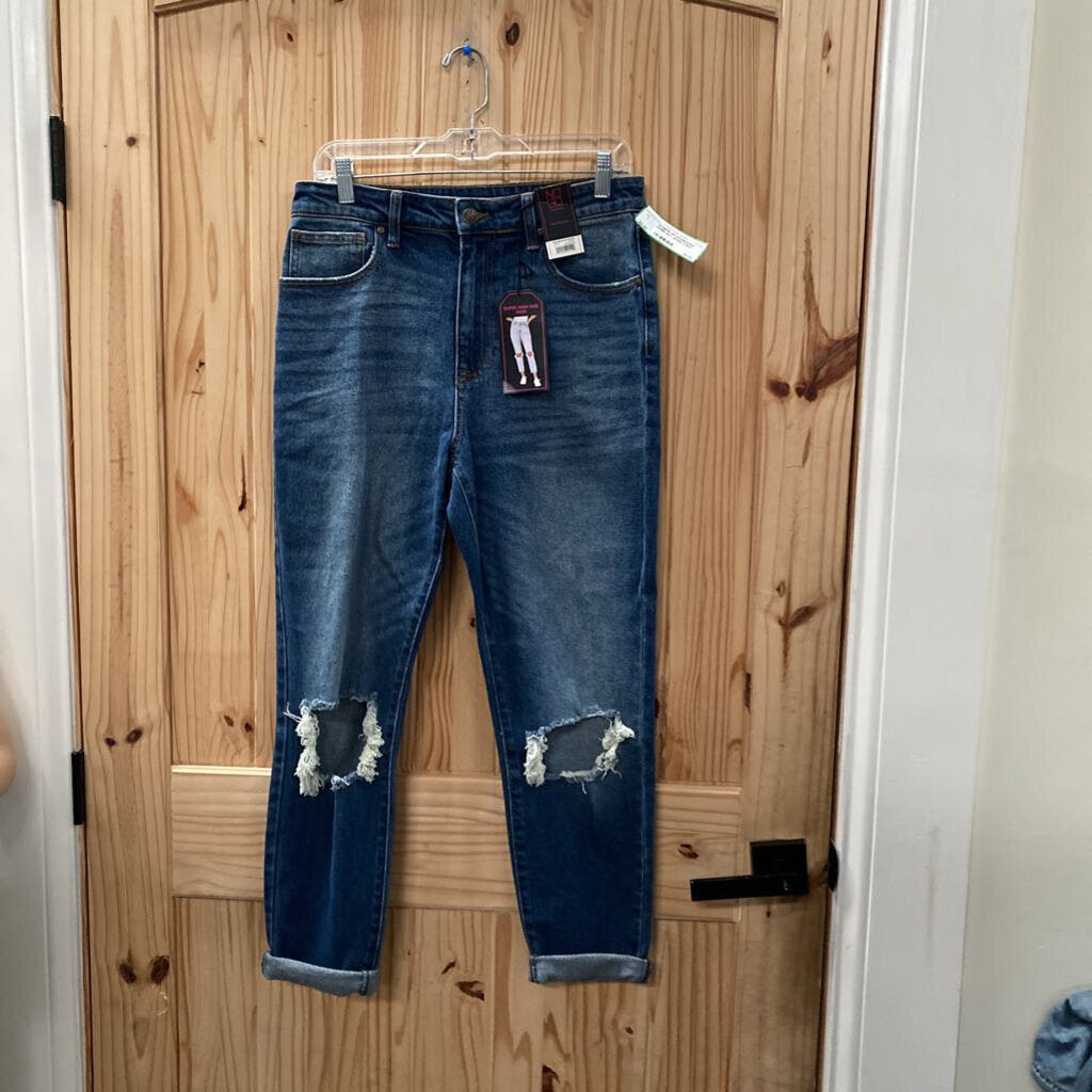 WOMENS NO BOUNDARIES DENIM DIST. JEANS 11 NWT