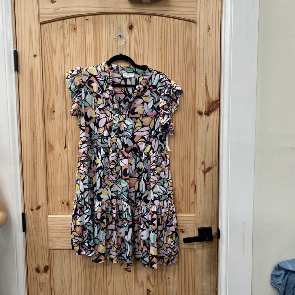 WOMENS ENTRO DRESS MULTI COLOR M