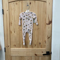 GIRLS ANGEL DEAR PINK SLEEPER W/PUPPIES 6/9M