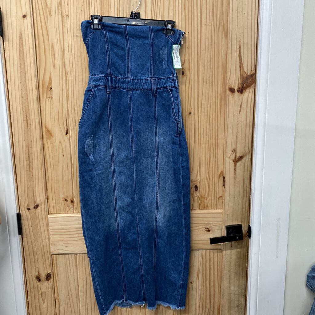 WOMENS FASHIONOVA DENIM DRESS S NWT