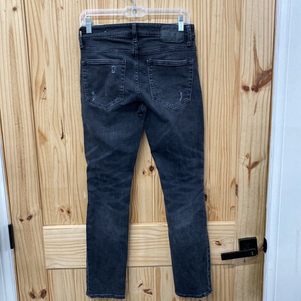AMERICAN EAGLE BLK DENIM DIST.JEANS 28X30