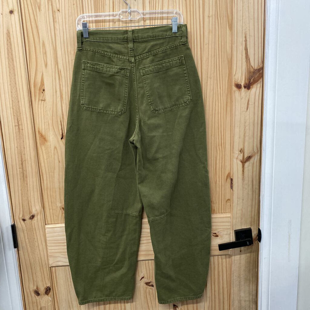 WOMENS UNIVERSAL THREAD OLIVE GREEN JEANS 2