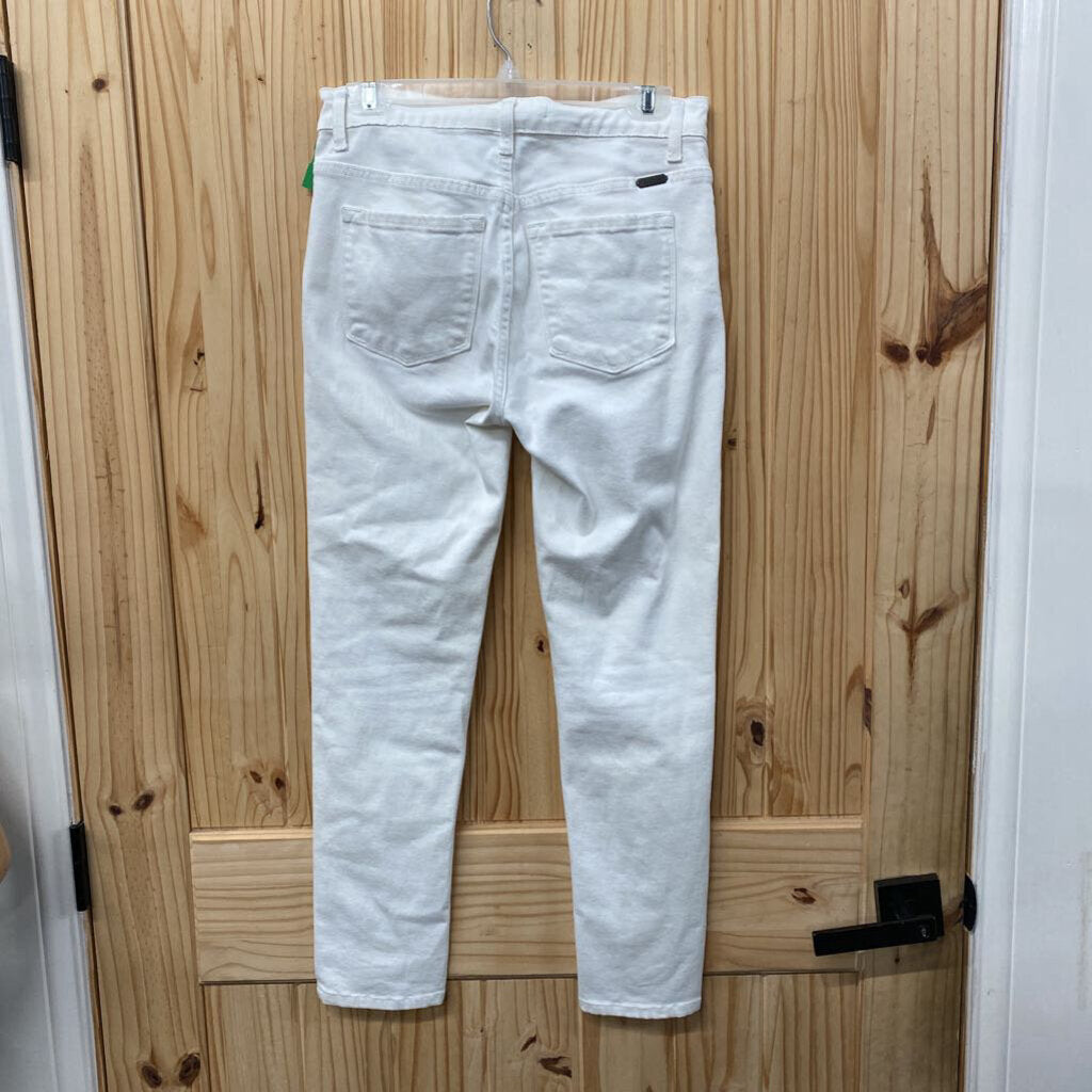 WOMENS KANCAN WHITE DENIM JEANS SIZE UNKNOWN